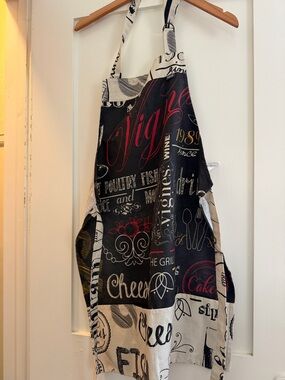 haus Gray and Black Scarf with Subtle Pattern